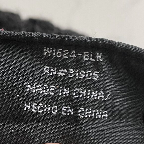 Woolrich The Original Outdoor Clothing Co Newsboy Honeycomb Knit Hat Black Sz M - Picture 7 of 8